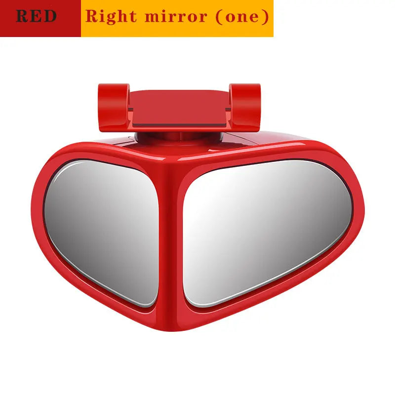 1 Pair 360 Degree HD Car Blind Spot Mirror Rotatable Adjustable Wide Angle Exterior Automobile Rear View Mirror Parking Mirrorb