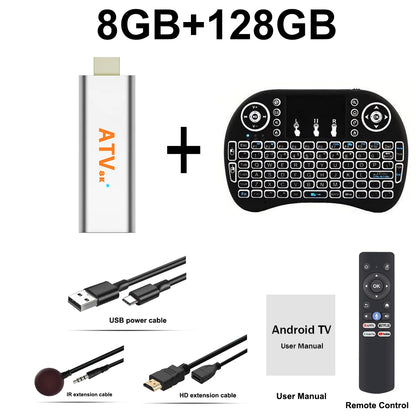 Q15 Android 16 TV Stick H313 Max Memory 256GB Voice Remote Support 2.4G 5G Wifi BT5.4 Quad Core Home Theater Smart Media Player
