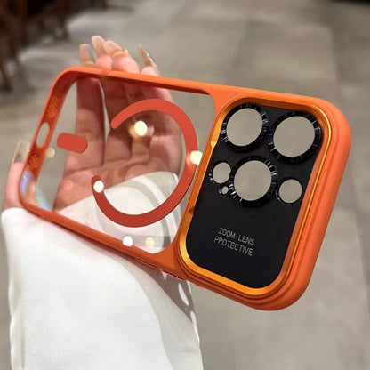Armor Magnetic Clear PC Shockproof Cover For iPhone 17 Pro Max Air for Magsafe Phone Case for iPhone 13 14 15 12 16 Pro Max 17