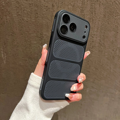 Summer Heat Dissipation For Magsafe Magnetic Case For iPhone 17 16 15 14 Plus 13 12 Pro Max Lens Protection Shockproof Cover