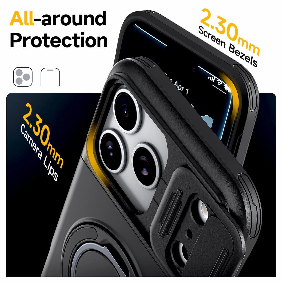Luxury Wallet Case For iPhone 17 16 15 14 13 12 Pro Max 17E 16E 17Pro IPhone17 Shockproof Armor & Card Slot Stand Holder Cover