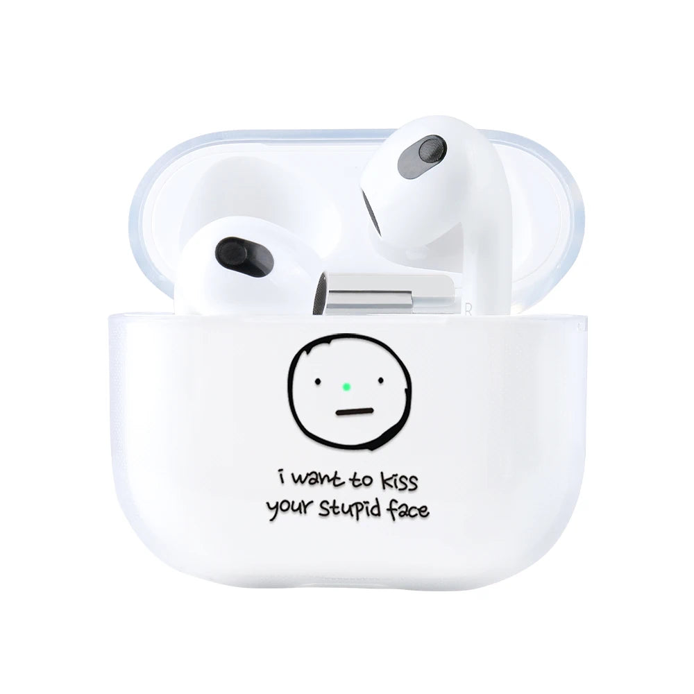 Cute Cartoon Pattern Earphone Case for Airpods 4th 3rd 2 Pro 3 2 Shockproof Cover for Airpod 2 3 1 Protective Accessorie Shell