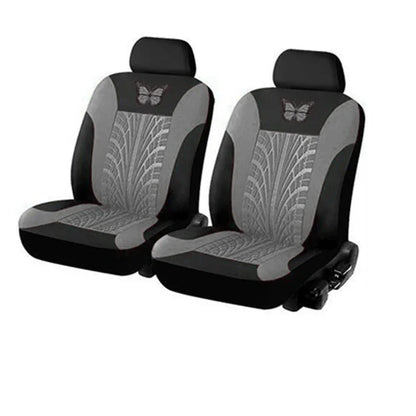 Car Seat Cover Full Set, Universal Butterfly Pattern Embroidery Auto Seat Cover Set