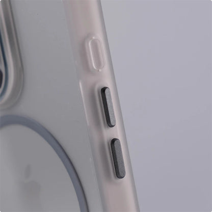 Luxury Transparent Magnetic Bumper Case for iPhone 17 Air 16 Pro Max 15 14 13 12 Magsafe Wireless Charge Clear Shockproof Cover