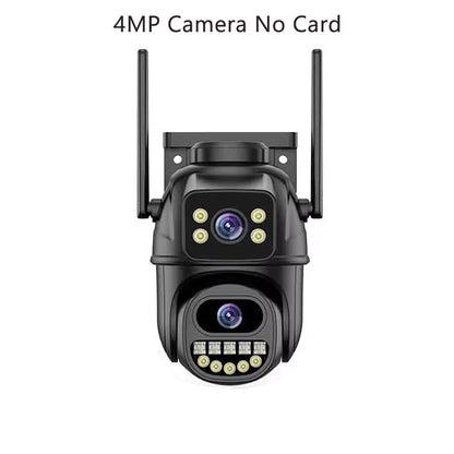 12MP PTZ Wifi Camera IP 8X Digital Zoom Outdoor Dual Screen Color Night Vision 8MP CCTV Video Surveillance Camera Wireless ICSee