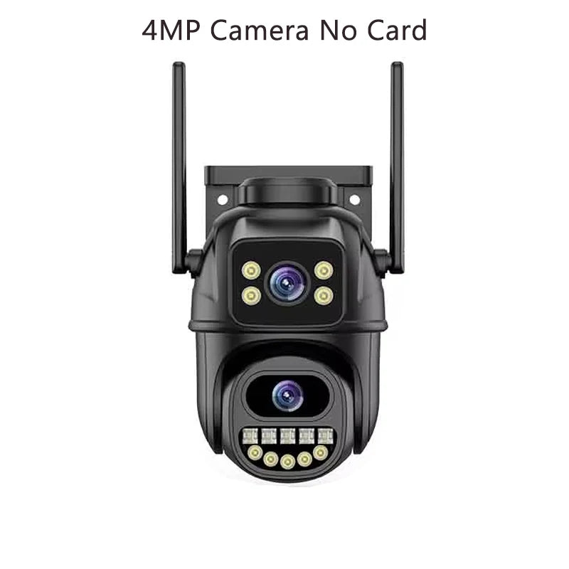 12MP PTZ Wifi Camera IP 8X Digital Zoom Outdoor Dual Screen Color Night Vision 8MP CCTV Video Surveillance Camera Wireless ICSee