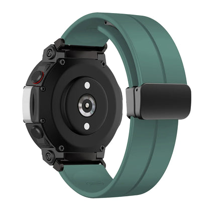 Magnetic Silicone Watch Band For Huami Amazfit T-Rex2 Strap Bracelet Replacement Wristband For Amazfit T Rex 2/3 Sport Watchband