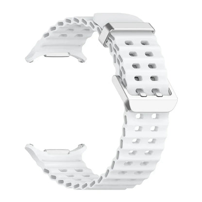 Soft Silicone Strap for Samsung Galaxy Watch 8 Ultra 2025 47mm Original Bracelet for Galaxy Watch Ultra 2-1 47mm Ocean Watchband