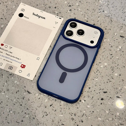 Luxury Matte Soft Bumper Hybrid Case for iPhone 17 16  14 15 13Pro Max For Magsafe Magnetic Armor Skin Cover