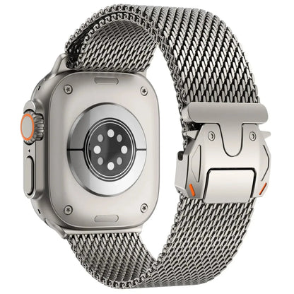 Milanese Loop For Apple Watch Band Ultra 3 49mm 46mm 45mm 44mm 42mm Stainless Steel Metal Strap for iWatch Series11 10 9 8 7 6 5