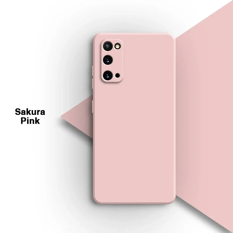 Original Phone Case for Samsung Galaxy S20 Plus Ultra FE S20+ S20Plus S20Ultra S20FE 5G Soft Liquid Silicone Back Cover Carcasas