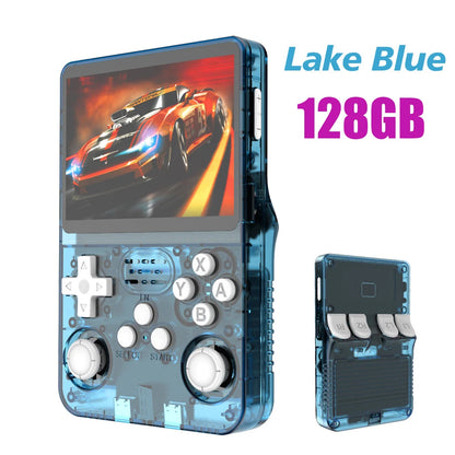 BOYHOM Original R36S Retro Handheld Video Game Console Linux System 3.5 Inch IPS Screen R35s Pro Portable Pocket Video Player 64GB Games 1G Ram