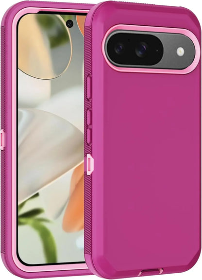 Heavy Duty Armor Matte Impact Resistant Cases for Google Pixel 11 10 9 8 Pro XL 10A 9A 8A Shockproof Rugged Protective Cover
