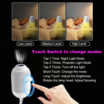USB Car Interior Roof Star Galaxy Projection Ambient Lighting 360° Adjustable Starry Sky Ambient Projector Light Touch Control