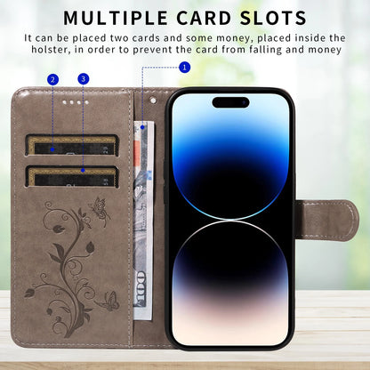 Butterfly Flower Vine Case For Samsung Galaxy S26 S25 Edge S24 S23 S22 S21 S20 Ultra FE S10 Plus Flip Wallet Leather Phone Cover
