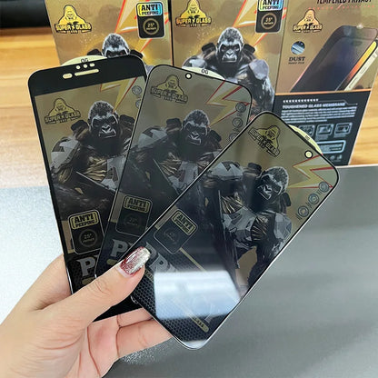 10pcs Super Privacy OG Tempered Glass Screen Protector Film Anti Spy For iPhone Duo 18 Pro Max 17 Air 17E 16 Plus 15 14 13