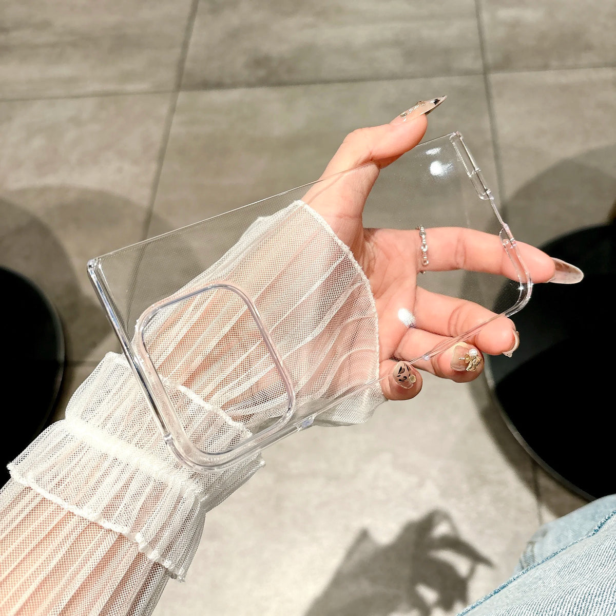 Transparent Hard Plastic Cover Case For Google Pixel 10 9 Pro Fold