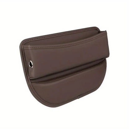 1Pc Leather Car Seat Gap Organizer Multifunction Console Crevice Filler Side Storage Box Interior Pocket