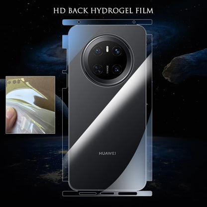 For Huawei Mate 70 Pro Plus RS Air Positioning Wrap Edge Soft UltraThin Scratch Repair Back Hydrogel Film Full Cover Protector