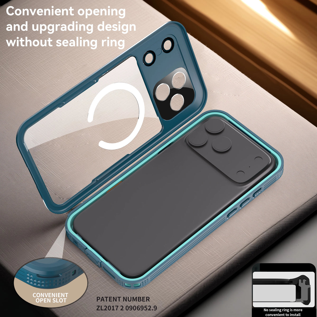 Waterproof IP68 Water Protective Case For iPhone 17 16 Pro Max 17 Air 16 Plus Shockproof Magnetic Magsafe Cover Screen Protector
