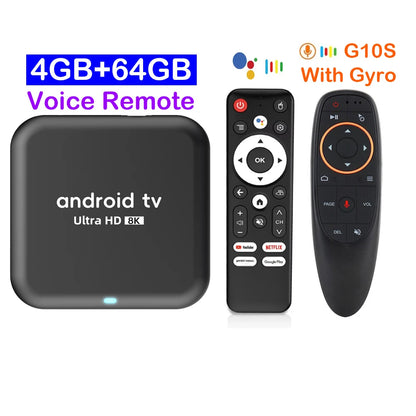 2026 Q18 Smart Home Theater Android 16 Smart TV Box 8GB 128GB 256GB Rockchip RK3518 Bluetooth 6.0 Google Assistant Voice Remote