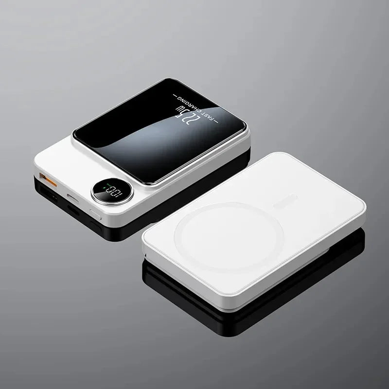 10000mAh Magnetic Wireless Power Bank 22.5W for MagSafe Fast Charging Portable Battery Charger Cases for iphone Samsung Xiaomi