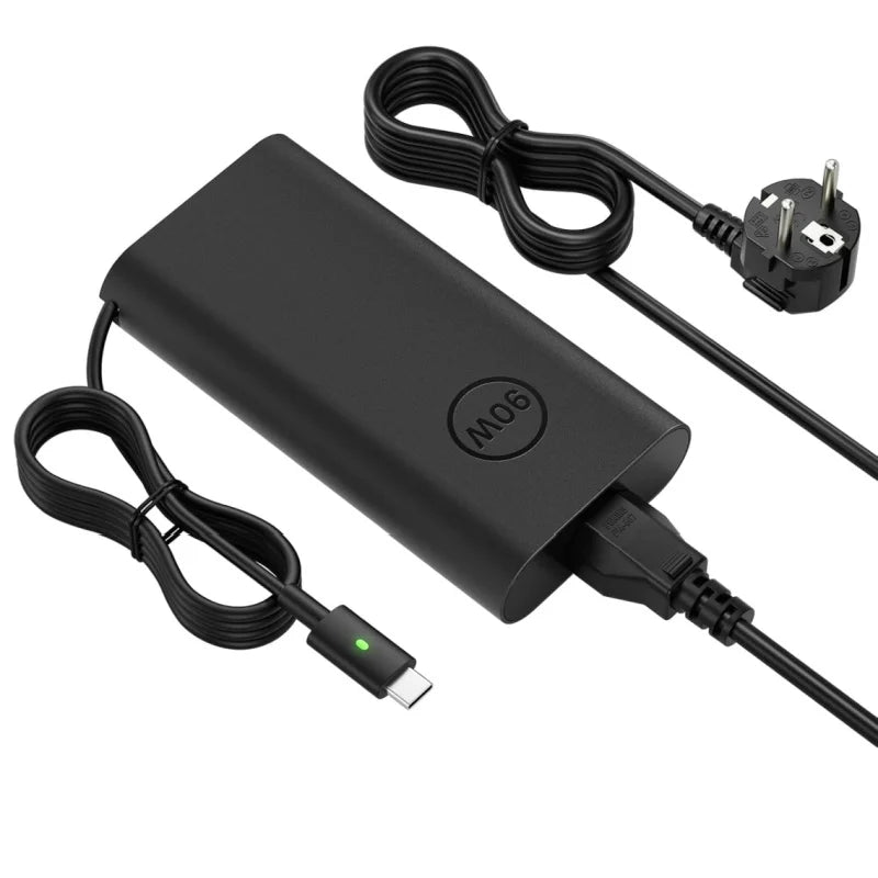 90W USB/TYPE-C AC Laptop Power Adapter Compatible with DELL XPS 15 17 Latitude 3000 7000 Series Precision 5470 5550 3540 3570