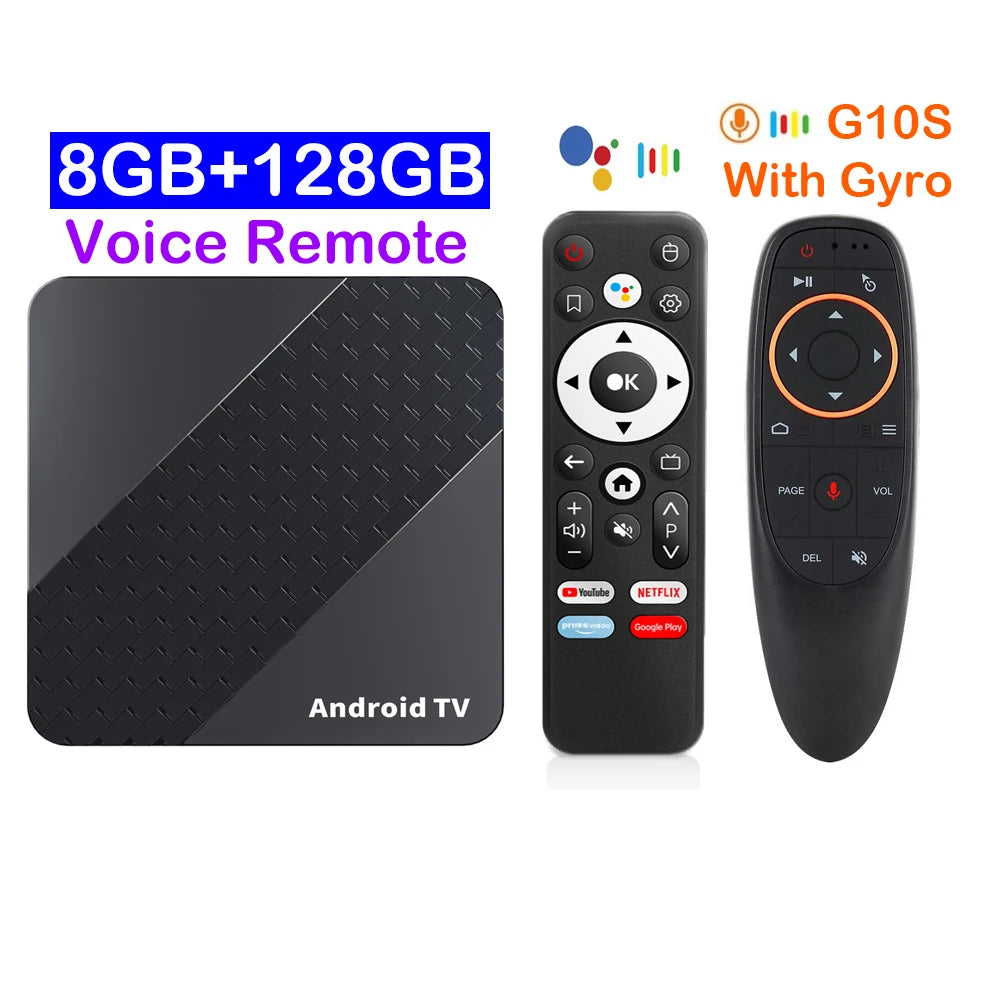 TV Box X10 Smart Android 16 TV Box RK3518 Dual Wifi 5G Wifi6 Google Assistant Netflix 8K 32GB 64GB 128GB 256GB Fast Set Top Box