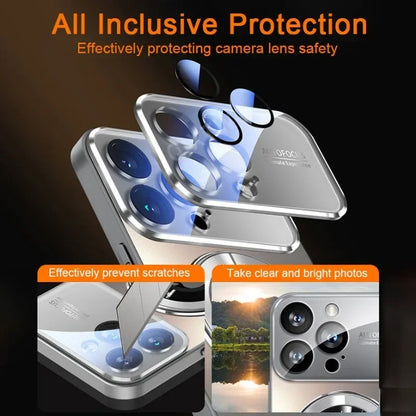 New Titanium Metallic Luxury Matte Case For iPhone 16 15 14 13 12 17 Pro Max Plus For Magsafe Glass Lens Camera Protection Cover