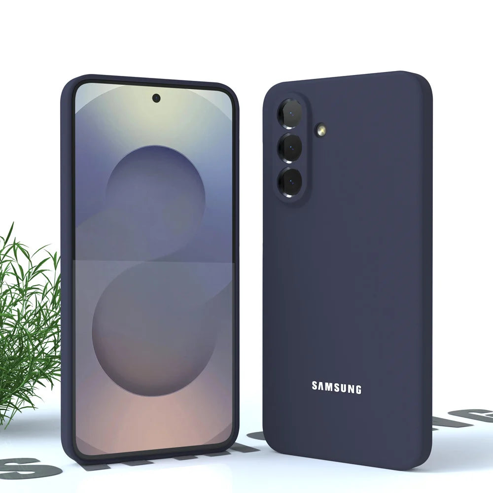 For Samsung Galaxy A56 A36 A16 A55 Case Soft Liquid Silicone A35 A15 A54 A34 S25 S24 S23 Ultra Thin Shockproof Phone Back Cover