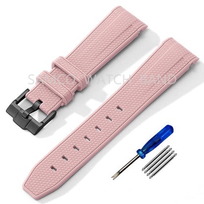Silicone Strap for MoonSwatch Watch 20mm Rubber Replacement Band for Omega X Swatch Speedmaster Watch Bands