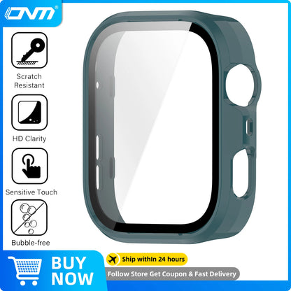 Glass+Case for Huawei Watch Fit 4/4 Pro Tempered Glass Screen Protector & Hard PC Protective Bumper for Huawei Fit4 Accessories