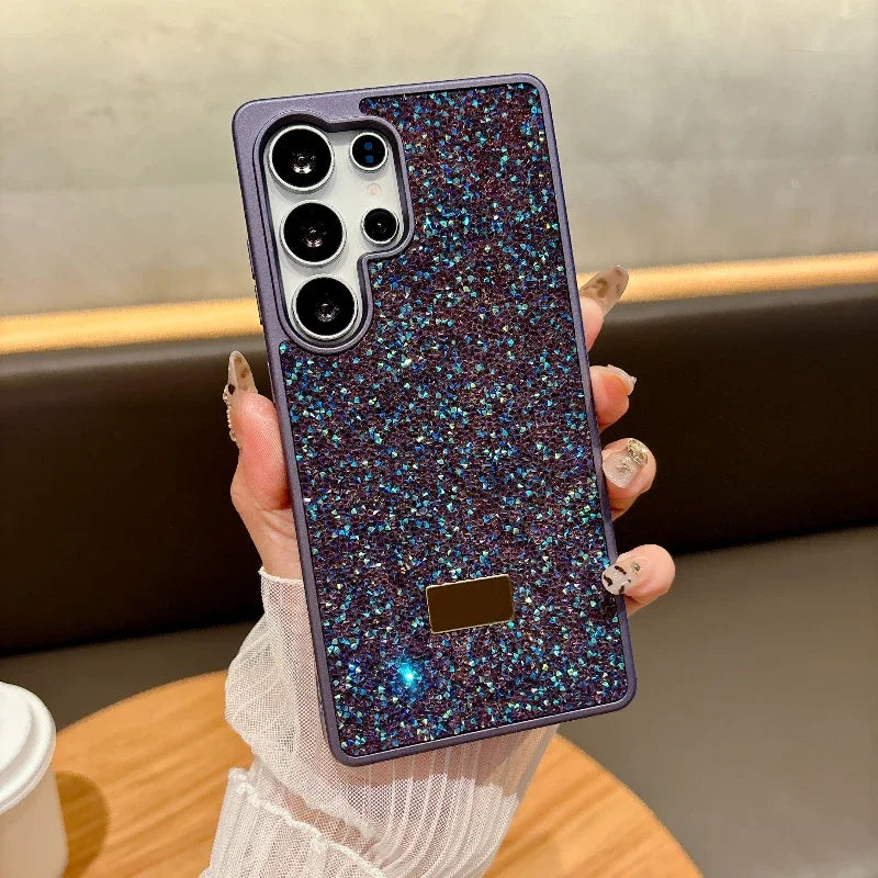 Trend Bling Glitter Diamond Case for Samsung Galaxy S26 S25 S24 S23 Plus Ultra Rhinestone Shockproof Hard Back Protective Cover