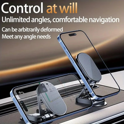 360° Rotation Magnetic Car Phone Holder Stand Adjustable MINI GPS Mount in Car Dashboard For iPhone 16-12 Samsung Xiaomi Bracket