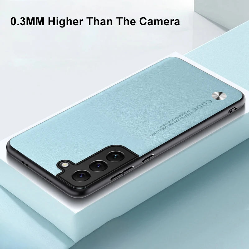 Luxury PU Leather Case For Samsung Galaxy S21 Plus S21 FE Back Cover Silicone Protection Phone Case For Samsung S21 Ultra 5G