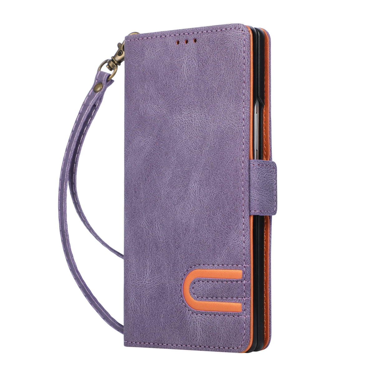 Retro Leather Flip Wallet Case for Samsung Galaxy Z Fold 8 Ultra 7 6 5 4 3 Fold8 Fold7 Fold6 Fold5 Card Holder Stand Phone Cover