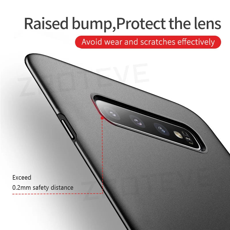 S10 Plus Case ZROTEVE Ultra Slim Hard PC Matte Cover For Samsung Galaxy S10 E S10E S8 S9 Plus S 10 9 8 Shockproof Phone Cases