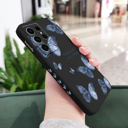 Little Butterfly Phone Case For Samsung Galaxy S24 S23 S22 S21 S20 S10 S10E S9 Ultra Plus FE Note 20 Ultra 10 9 Plus Cover