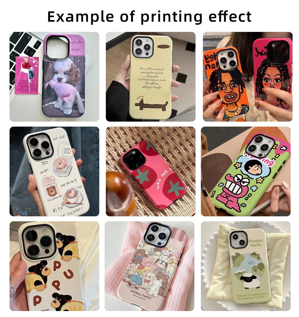 Custom Image Tough Phone Case for iPhone 15 14 13 12 Pro Max Plus  X XR XS 11 Cover Personalized Design Picture DIY Photo