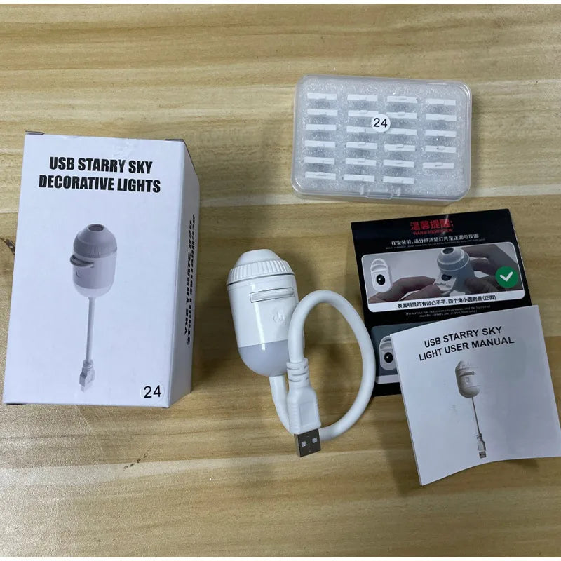 HD Smart Dynamic 3D Holographic Night Light Projector 2-IN-1 360° Adjustable Galaxy & Ocean Projector for Bedroom Ceiling