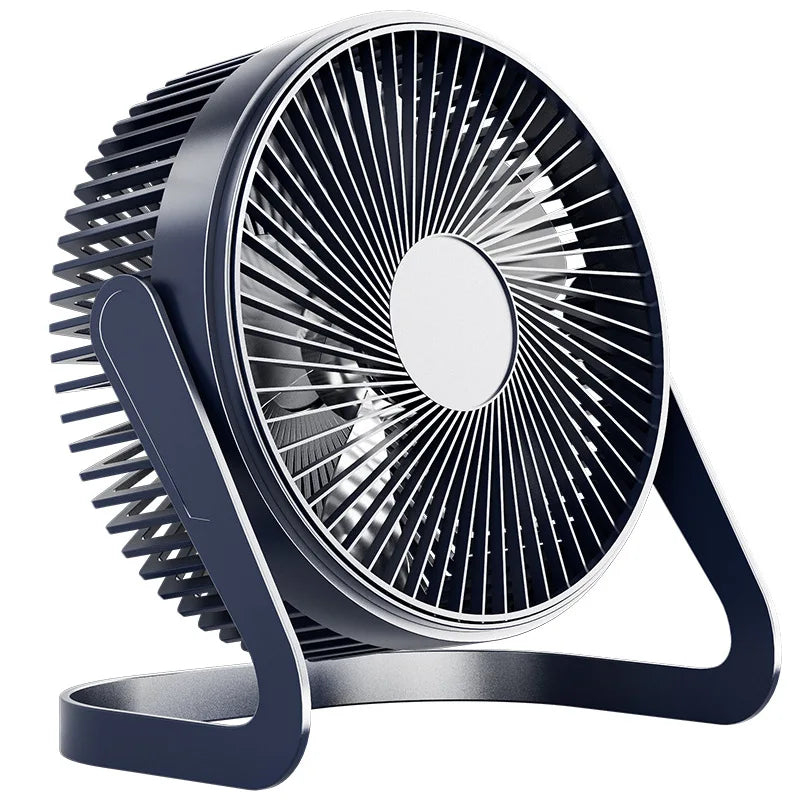 5 6 8 Inch USB Powered Mini Desktop Fan Strong Wind Quiet Portable Table Cooling Fan For Office Bedroom Dorm Student Home Use