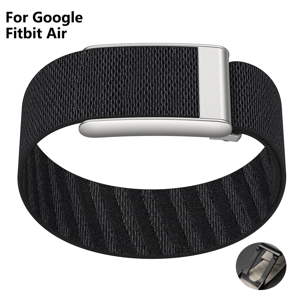 Nylon Loop Strap for Google Fitbit Air Change To Whoop 5.0 Sport Stretchy Watch Bracelet Soft Breathable Wristband for Women Men
