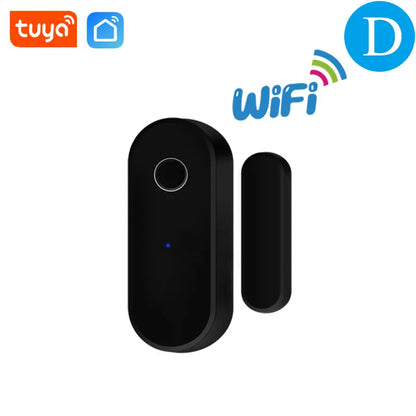 Tuya Smart WiFi Door Sensor Home Security Alarm Open / Close Window Detector APP Remote Control For Alexa Google