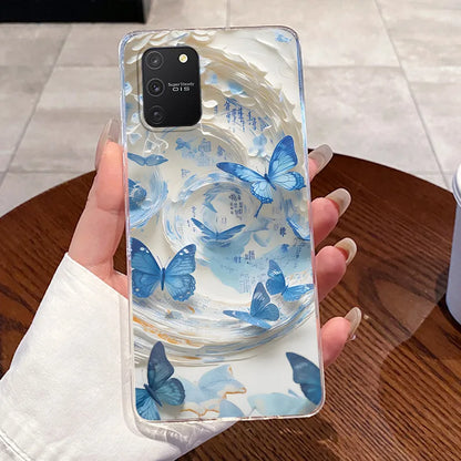 Casing For Samsung S10 Lite Case G770F Aesthetic Cute Cat Fashion Transparent Back Cover For Samsung Galaxy S10 Lite Phone Case