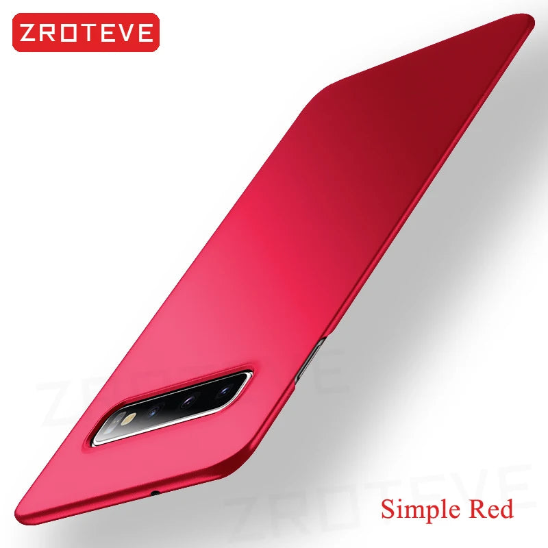 S10 Plus Case ZROTEVE Ultra Slim Hard PC Matte Cover For Samsung Galaxy S10 E S10E S8 S9 Plus S 10 9 8 Shockproof Phone Cases