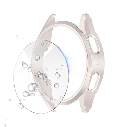Glass+Case for Samsung Galaxy Watch 7 40mm/44mm Screen Protector Tempered Glass&Hard PC Protective Bumper Cover Accessories Set