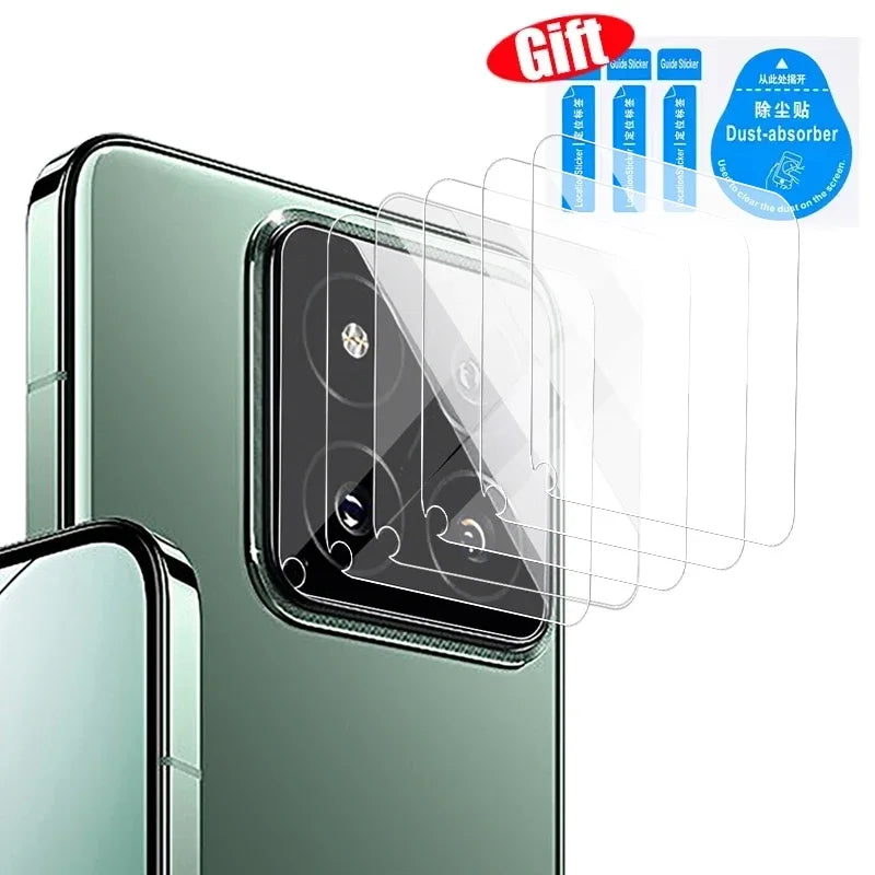 1-5PCS Camera Lens Protective Film For Xiaomi 14 Full Coverage Lens Protector HD Anti-scratch Tempered Glass For Xiaomi Mi 14 5G
