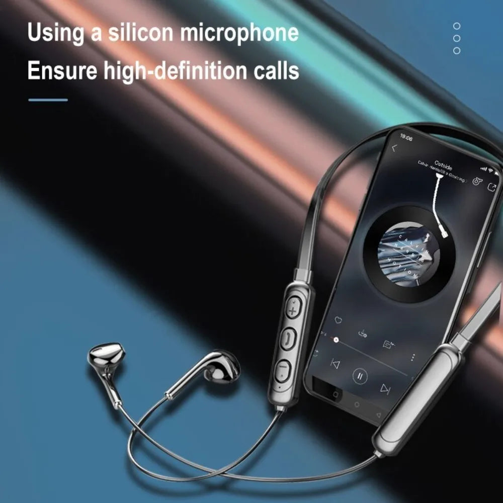 Wireless Neckband Sports Earphone Bluetooth 5.0 Earphones With Mic Bluetooth Earphone Bluetooth Headphone Bluetooth Headset
