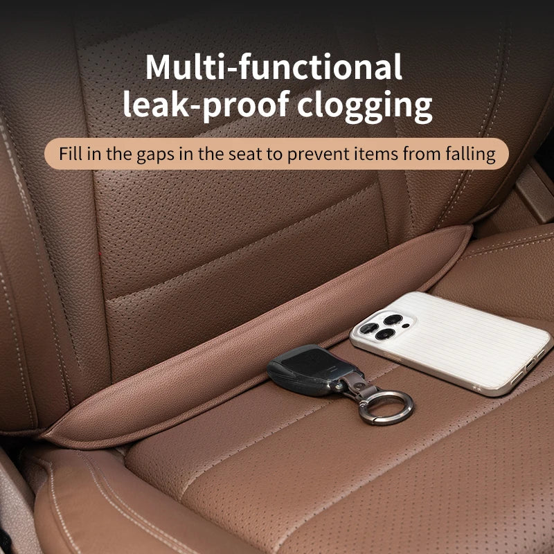 EVA Car Seat Crevice Filling Strip Universal Seat Blocker Prevent Dropping Car Accessories Plug-In Car Seat Gap Filler Elastic