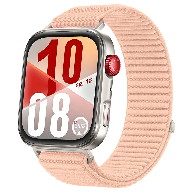 Sports Nylon Strap for Huawei Watch Fit 5 5Pro Smartwatch Woven Loop Wristband for Huawei Watch Fit3/4/4Pro Replacement Bracelet
